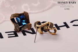 精致之美 韓國復古水晶耳飾，婚禮與日常的完美點綴