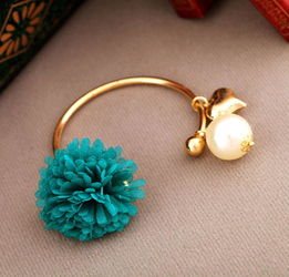 韓國時尚飾品批發(fā) 多彩小雛菊鍍金手鐲廠家直銷